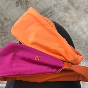 LULULEMON Orange and Pink Hair Accessories